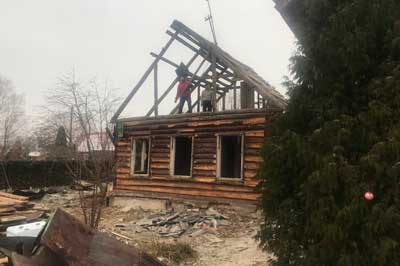 Демонтаж дома в массиве Дунай